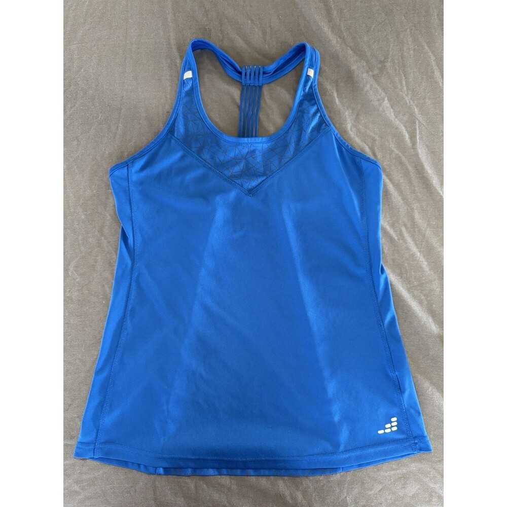 BCG Women's Blue Racerback Lightweight Athletic Tank Top Size M Gym CrossFit